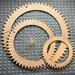 3 pack of circle looms with even teeth. 